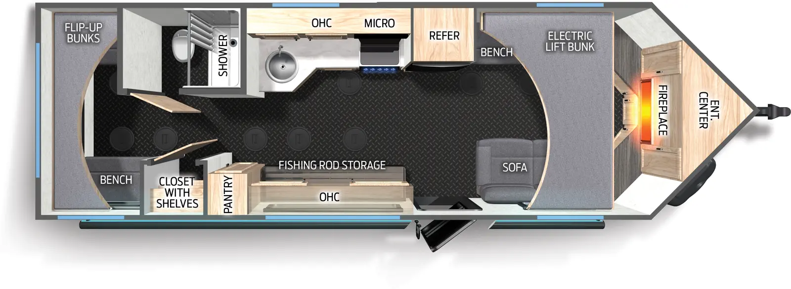 Grey Wolf 21CH Floorplan